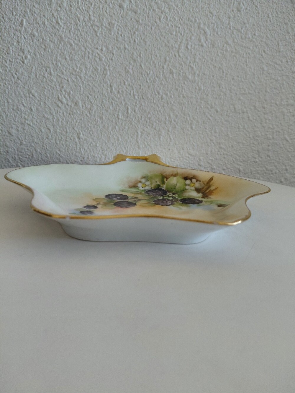 Hand Painted Fine Porcelain Dish Bowl MC Vintage Germany ? - Picture 2 of 15